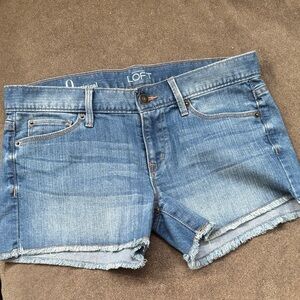 LOFT Classic Blue Jean Shorts
